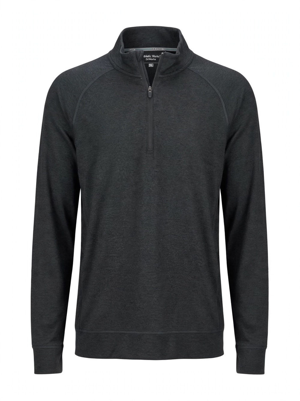 Athletic Works DriWorks Mens 2XL 1/4 Zip Pullover 1 Gray And One Navy Lot of 2